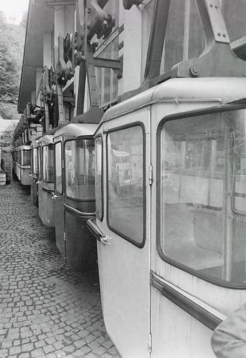 Sljeme. Žičara oko 1975. godine